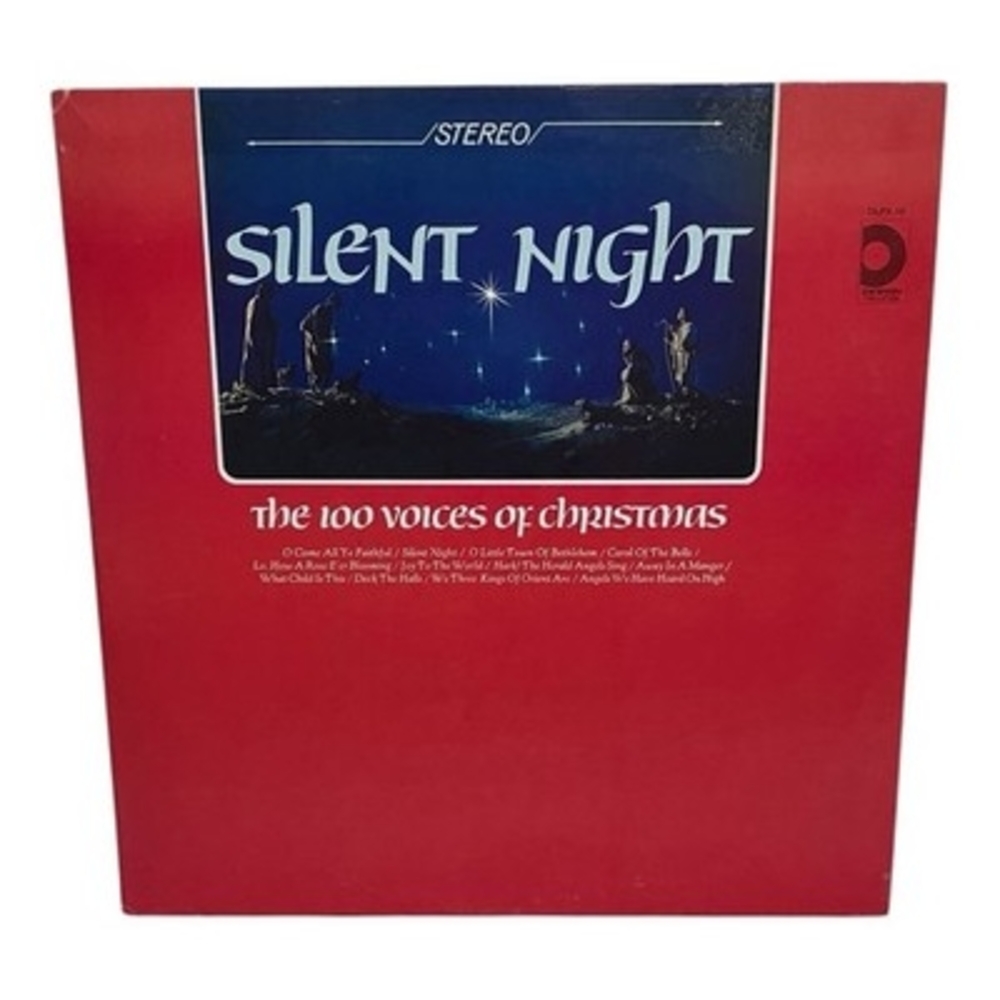 100 Voices Of Christmas Silent Night Vinyl LP 1960s DLPX-15 Choral NM/G+